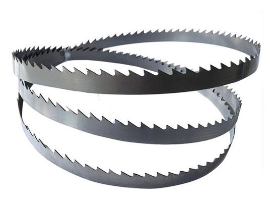 Conventional woodworking band saw blade