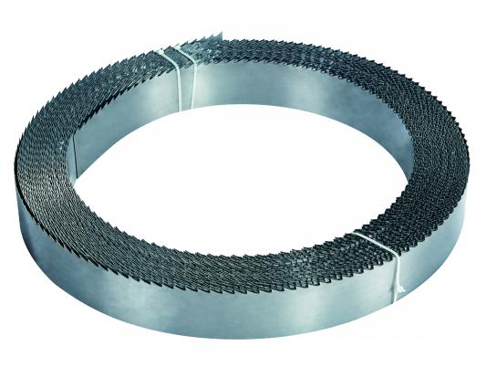 Conventional woodworking band saw blade
